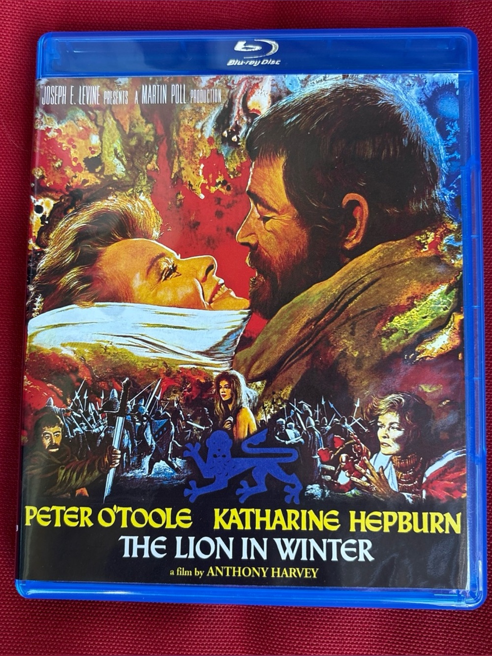 A Classic! The Lion in Winter Blu-ray DVD — Peter O'Toole & Katharine Hepburn.